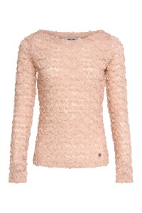 OUTLET FLOWER TEXTURED, MEDIUM PINK, XL