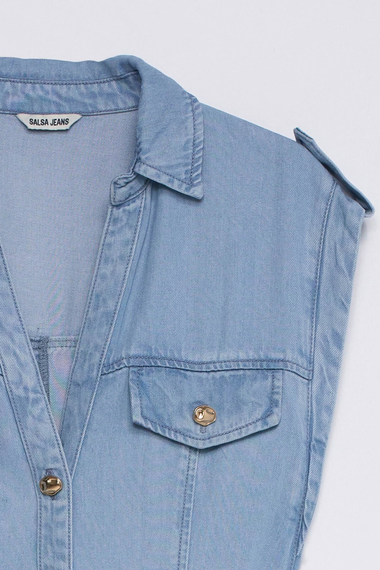 VESTIDO EM LIGHTDENIM