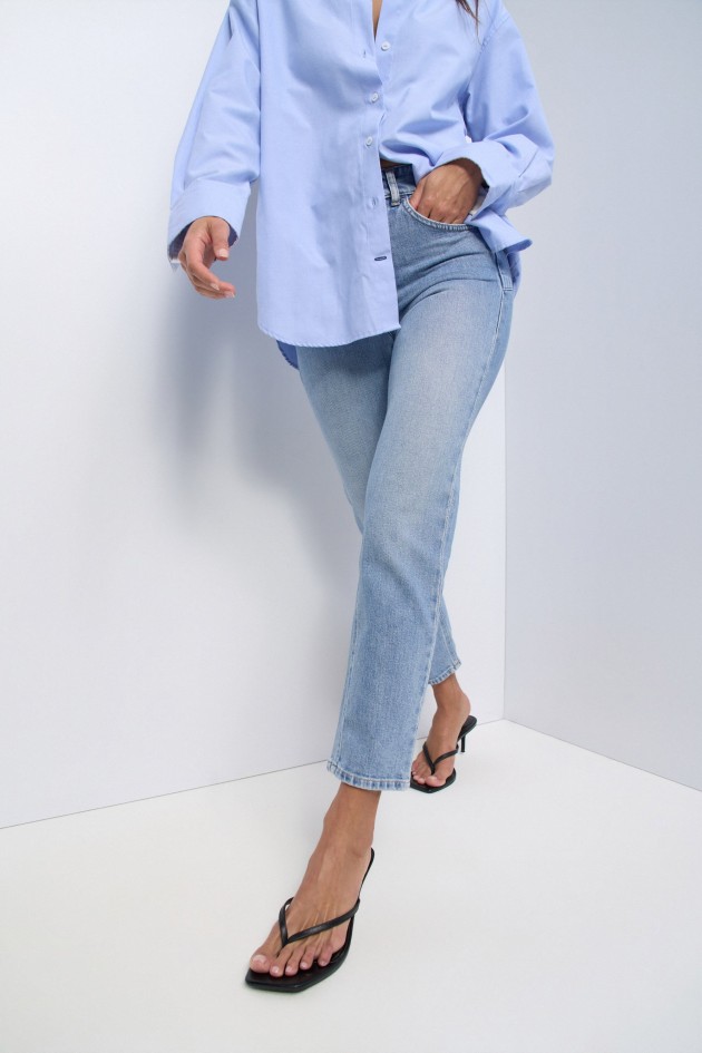 FAITH PUSH IN CROPPED SLIM JEANS