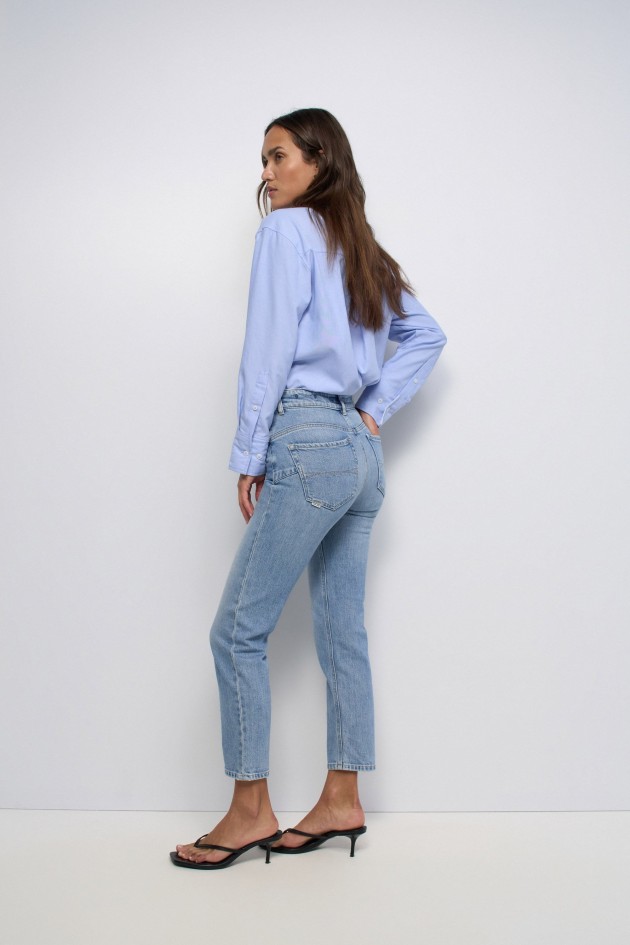 FAITH PUSH IN CROPPED SLIM JEANS