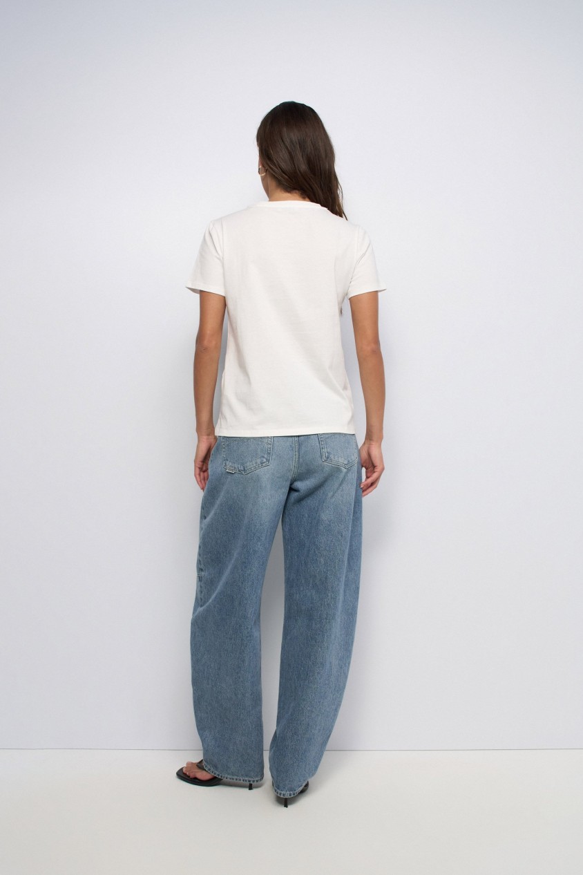 T-SHIRT WITH EMBROIDERY