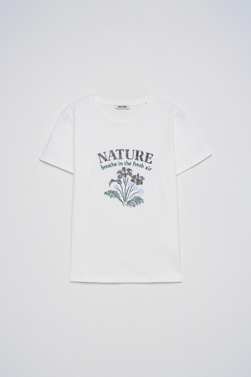 T-SHIRT WITH EMBROIDERY