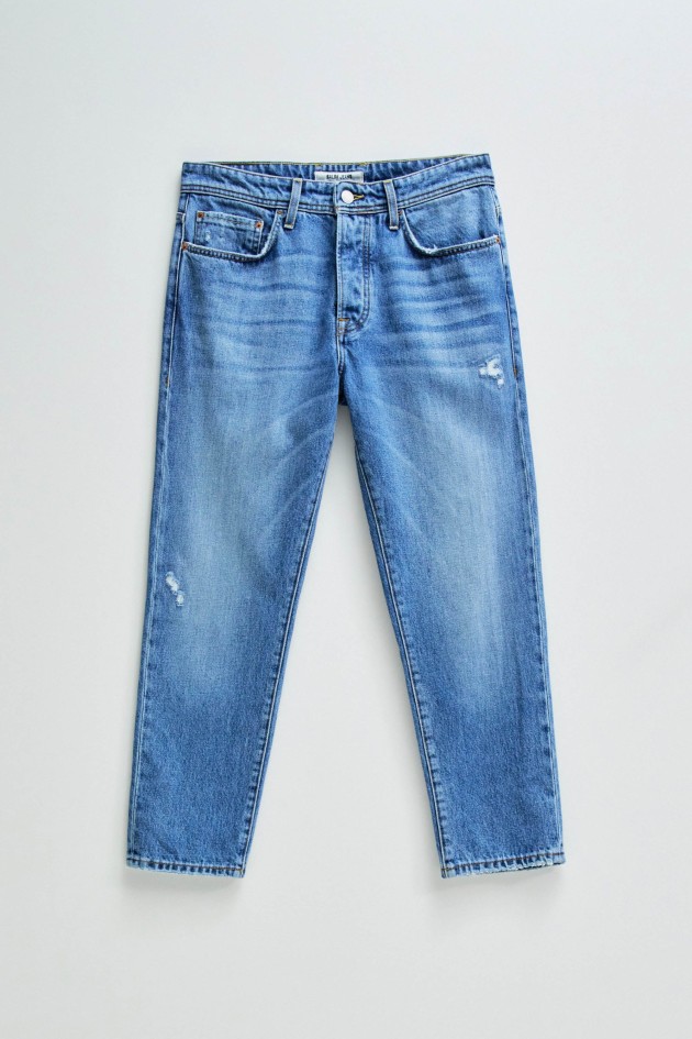 JEANS TAPERED CROPPED