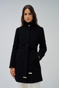 GRACE WOLLEN MANTEL MET RIEM