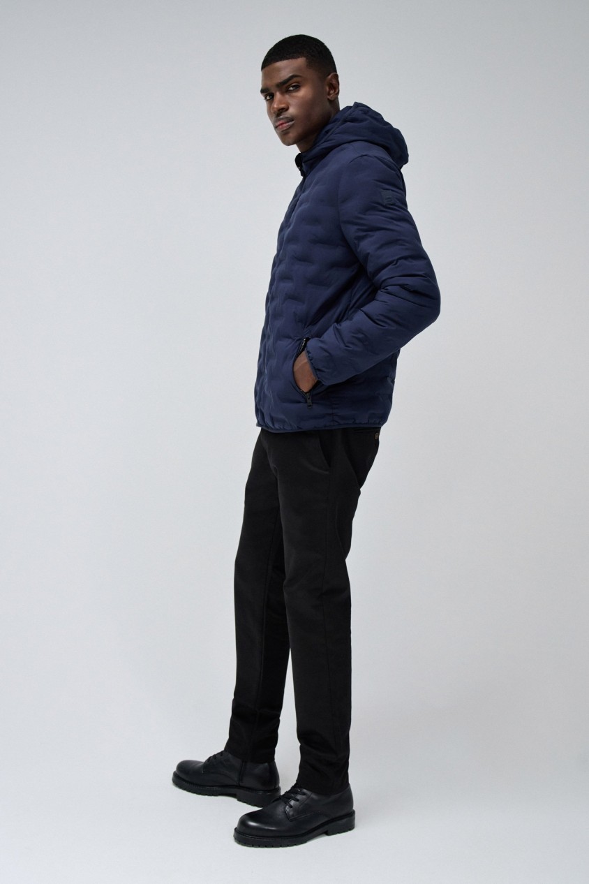 CASACO PUFFER COM BOLSOS