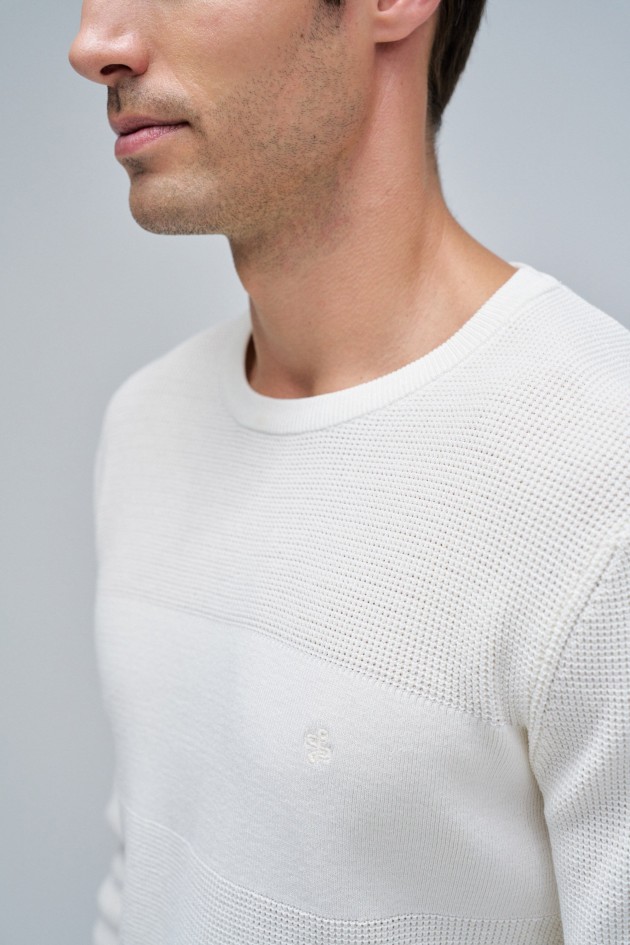CAMISOLA TRICOTADA COM TEXTURA