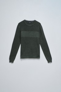 CAMISOLA TRICOTADA COM TEXTURA