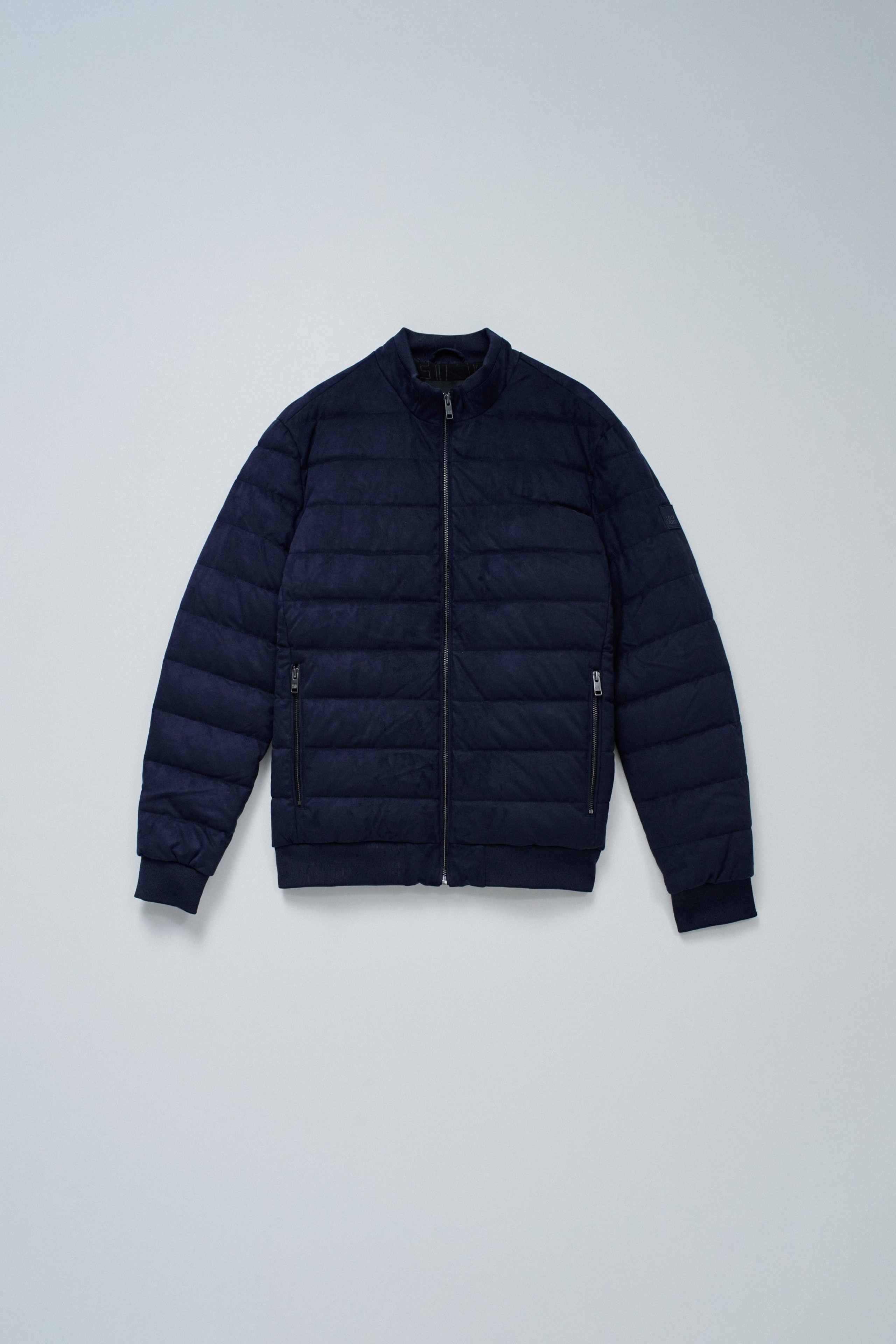 CASACO PUFFER EM SUEDE