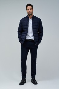 CASACO PUFFER EM SUEDE CASACO PUFFER EM SUEDE