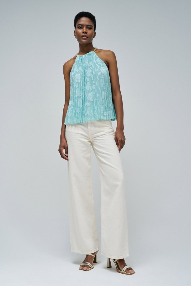 FAITH PUSH IN WIDE JEANS