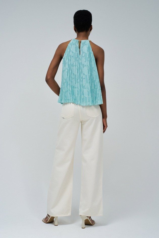FAITH PUSH IN WIDE JEANS