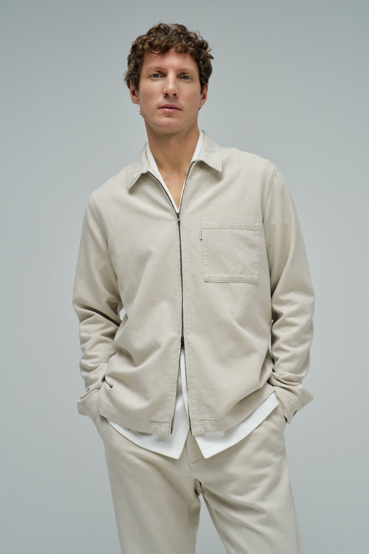 SOBRECAMISA COM LINHO