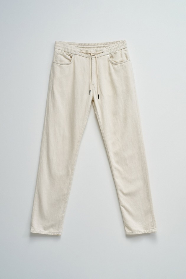 CALÇAS JOGGERS COM LINHO