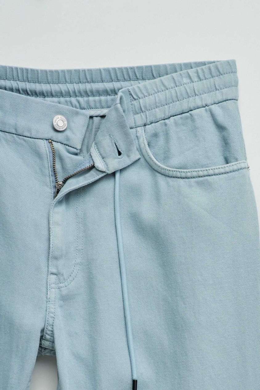 CALÇAS JOGGERS COM LINHO