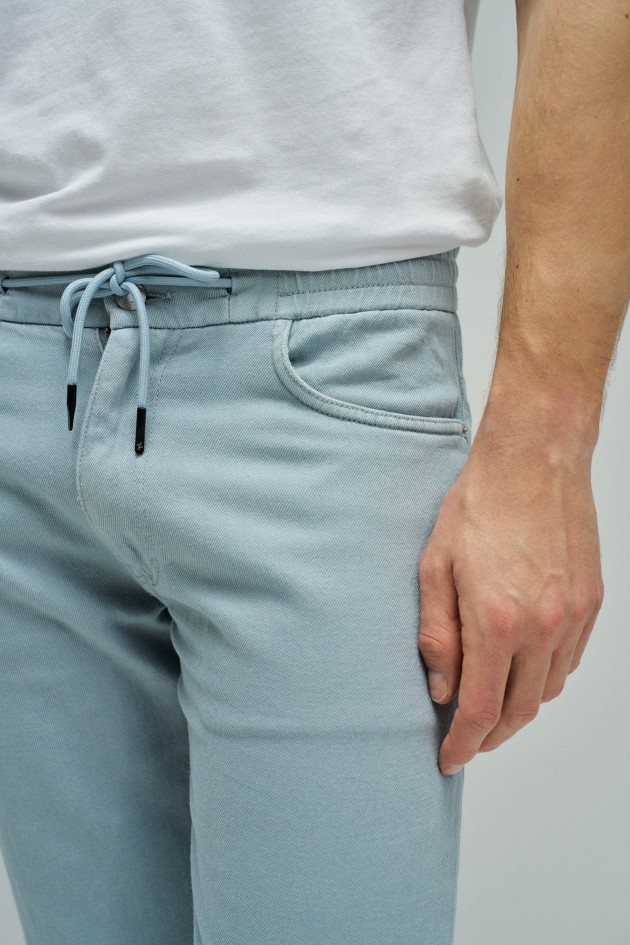 CALÇAS JOGGERS COM LINHO
