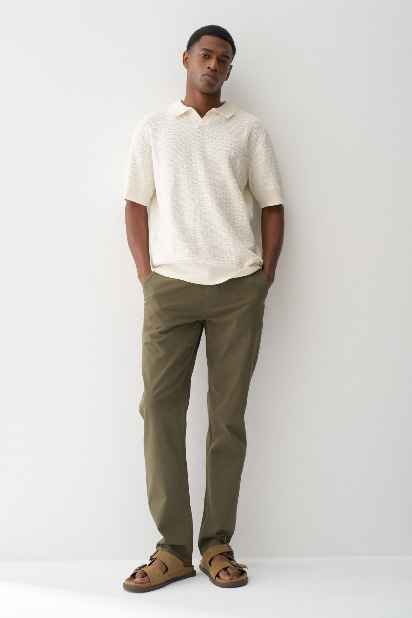 CHINO BROEK MET SLIM PIJP