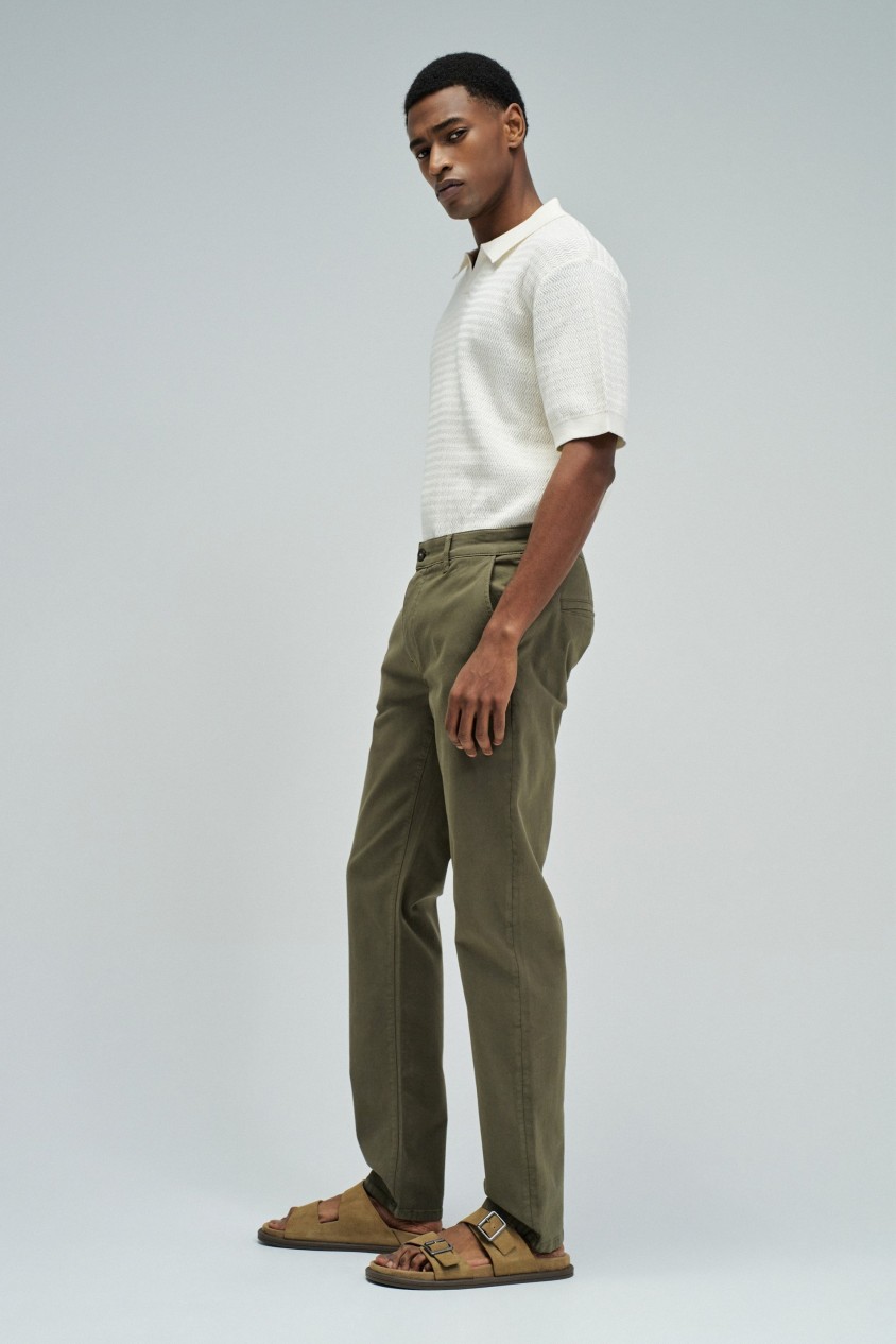 CHINO BROEK MET SLIM PIJP