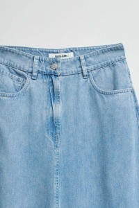 SAIA MIDI EM LIGHTDENIM