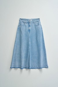 SAIA MIDI EM LIGHTDENIM