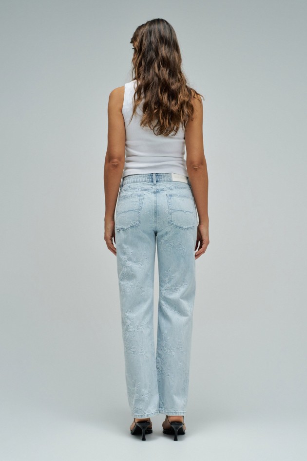 VAQUEROS STRAIGHT FIT CON JACQUARD