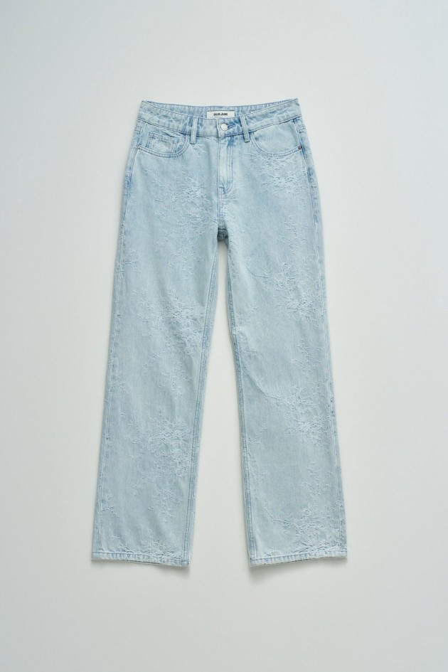 VAQUEROS STRAIGHT FIT CON JACQUARD