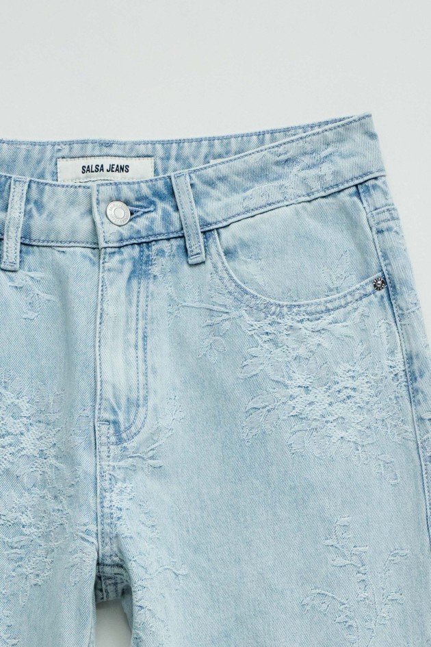 VAQUEROS STRAIGHT FIT CON JACQUARD