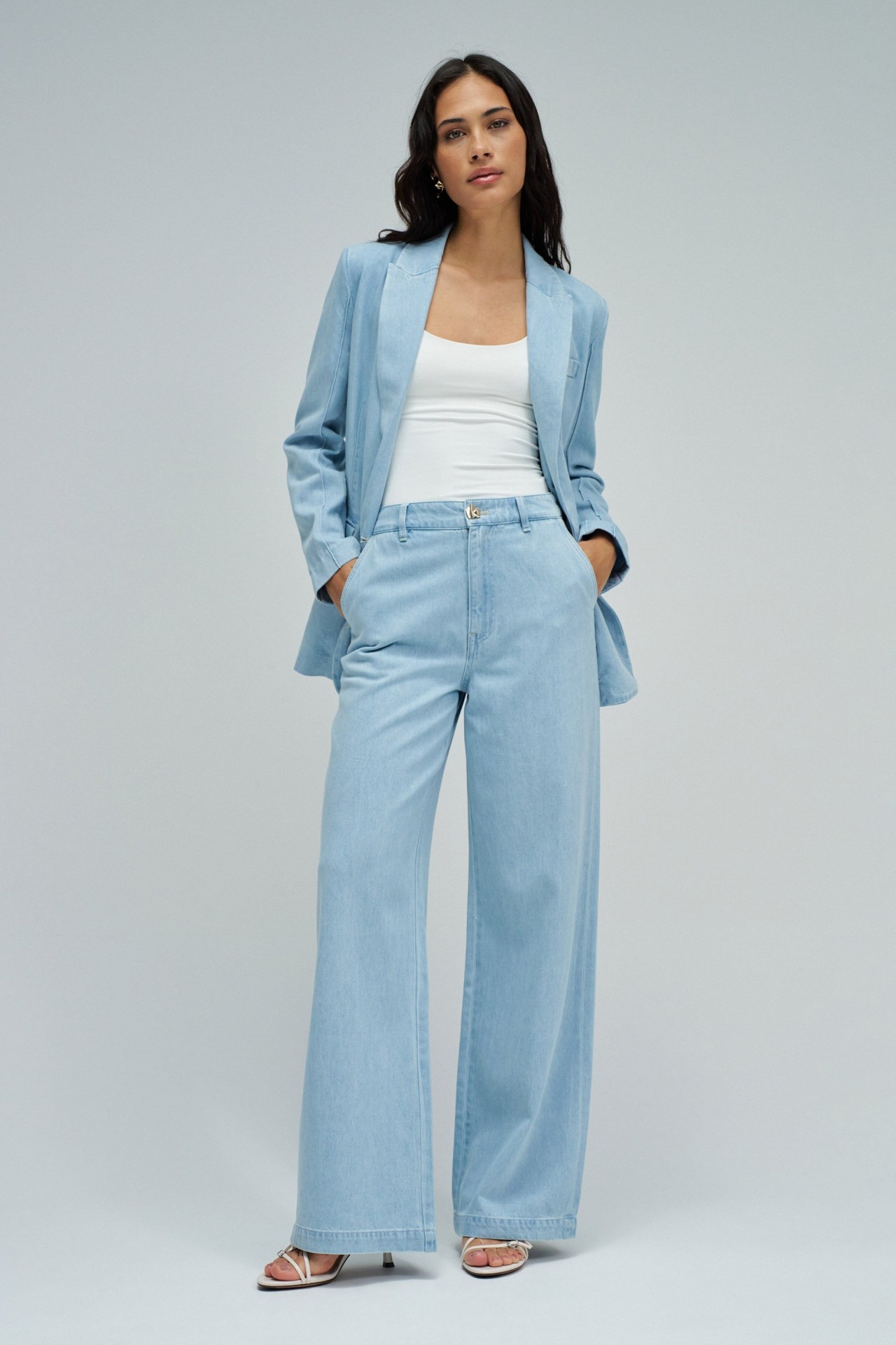 CAL�AS CHINO WIDE EM LIGHTDENIM