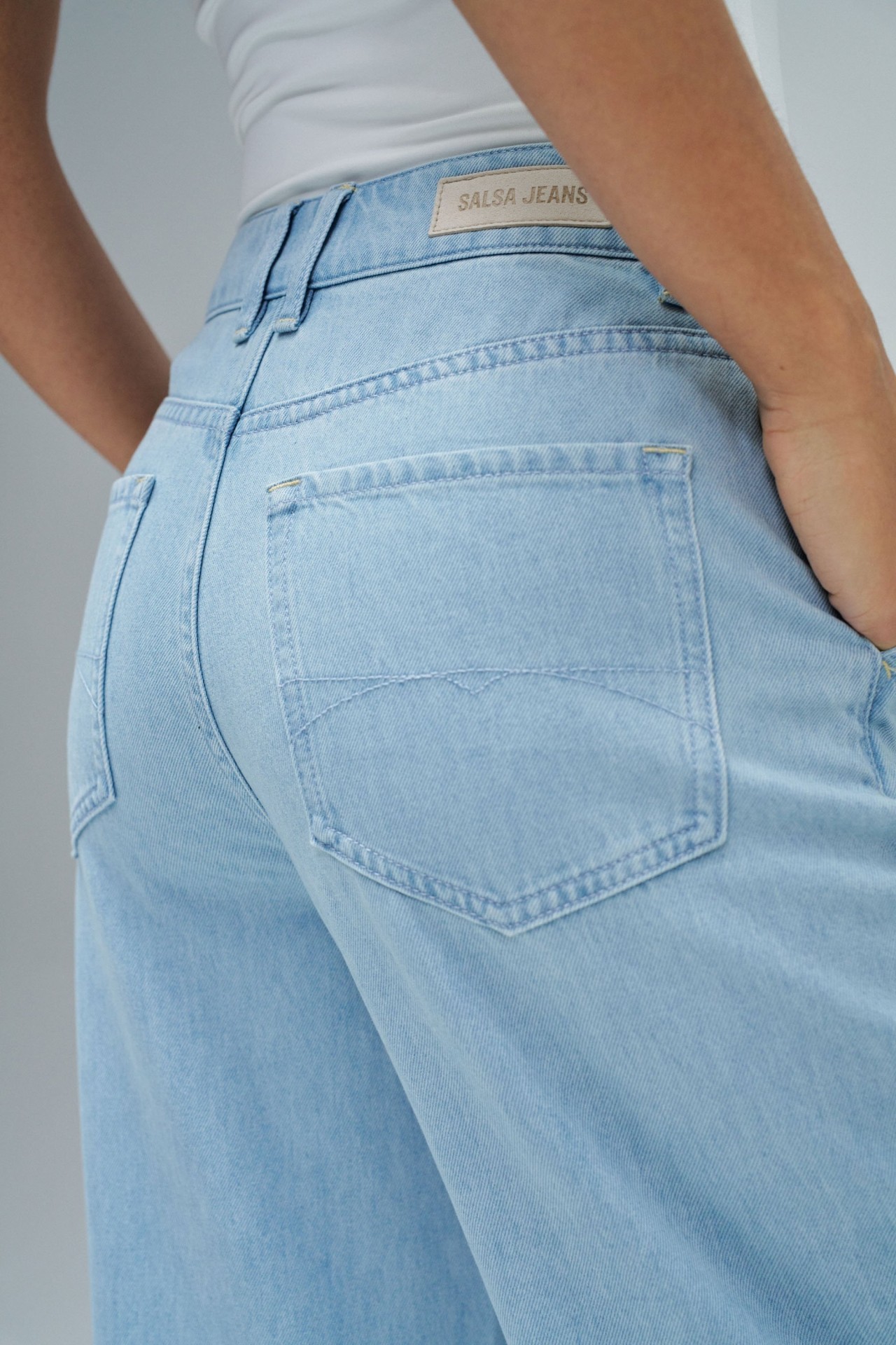 CAL�AS CHINO WIDE EM LIGHTDENIM