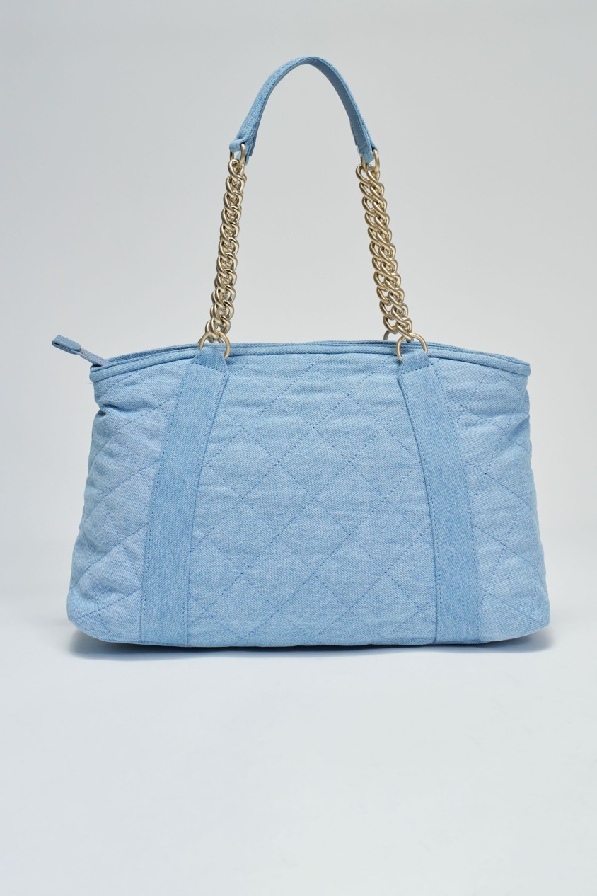 SAC TOTE REMBOURRÉ EN DENIM
