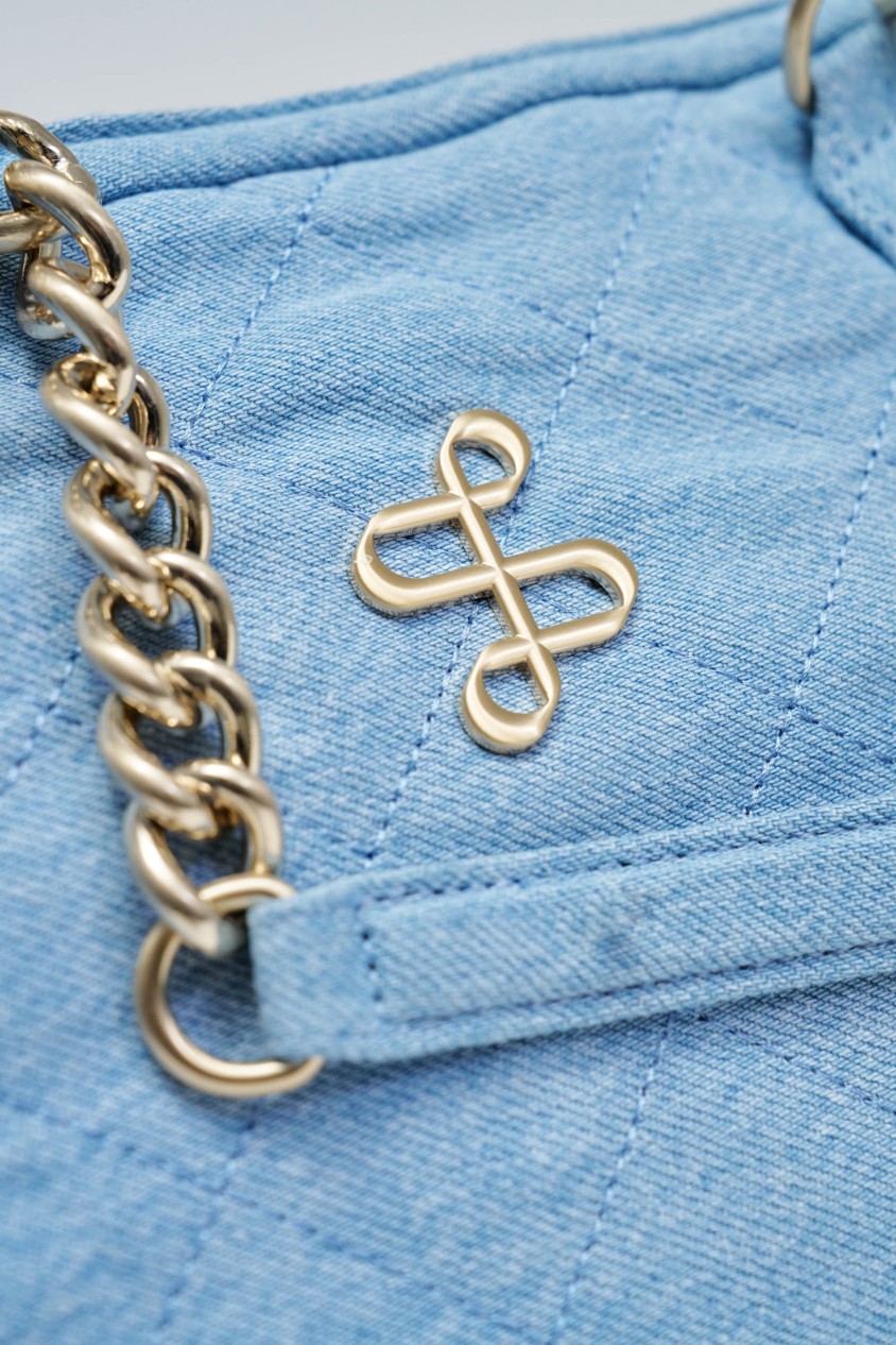 SAC TOTE REMBOURRÉ EN DENIM