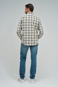 CAMISA DE BOMBAZINA XADREZ