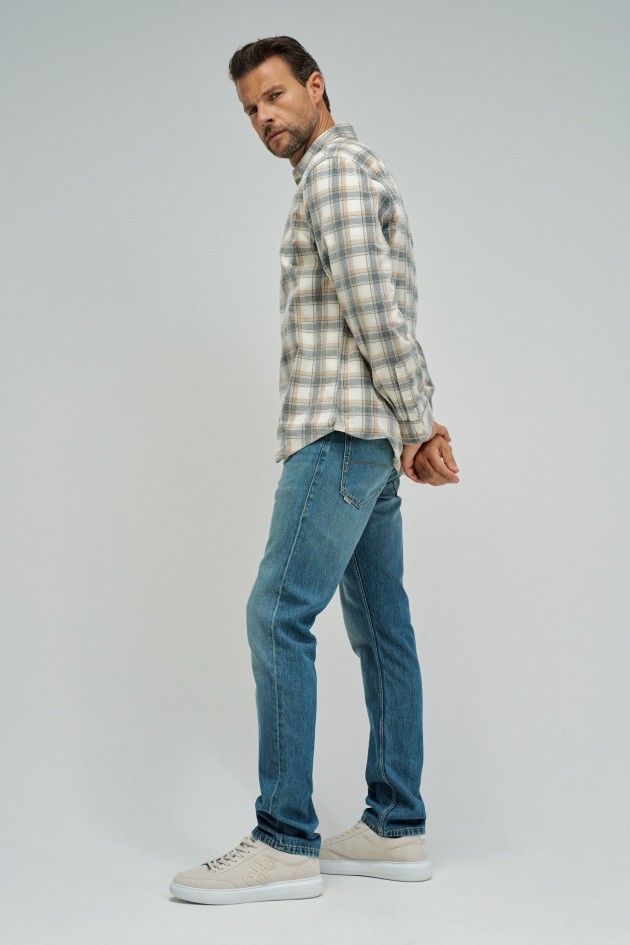 CHECKED CORDUROY SHIRT