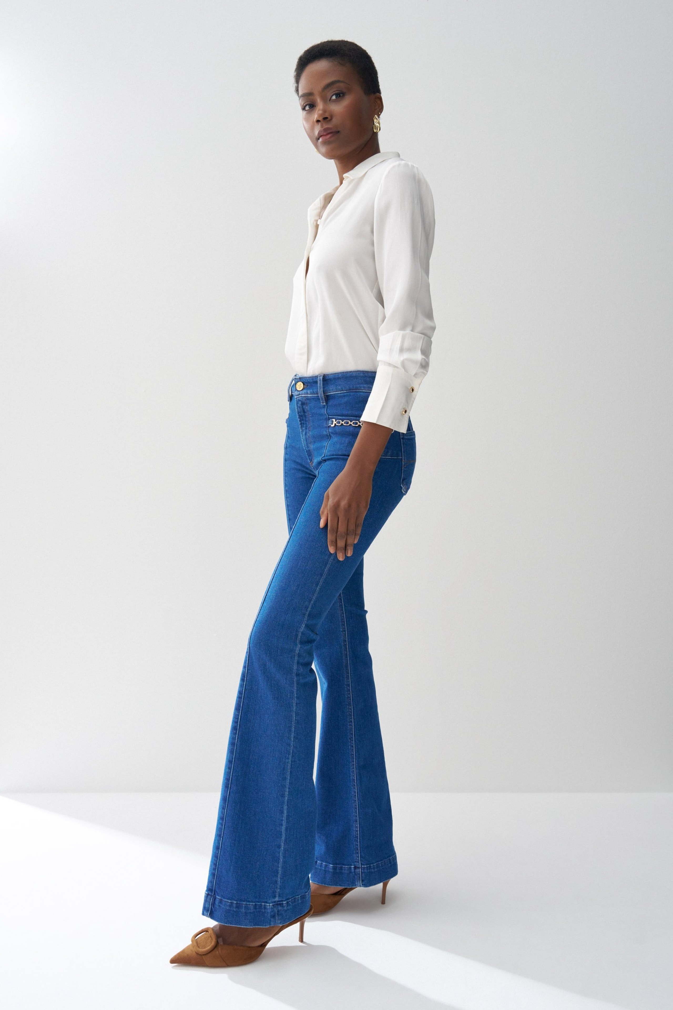 JEANS DESTINY PUSH UP FLARE