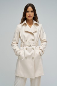 TRENCH COAT ACETINADO
