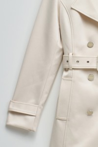 TRENCH COAT ACETINADO