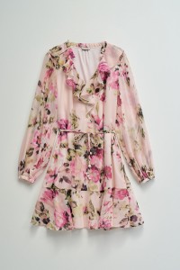 VESTIDO COM PADR�O FLORAL