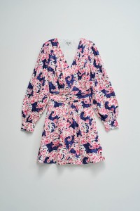 VESTIDO COM PADR�O FLORAL