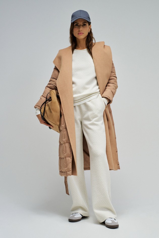 SWEATSHIRT COM JACQUARD E LUREX