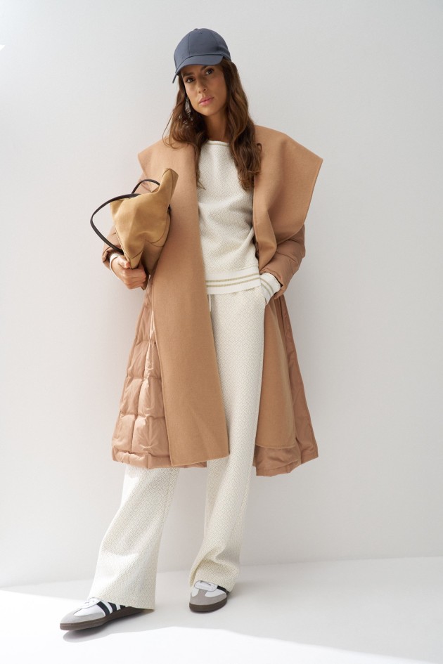 SWEATSHIRT COM JACQUARD E LUREX