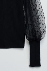 SWEATER WITH TULLE