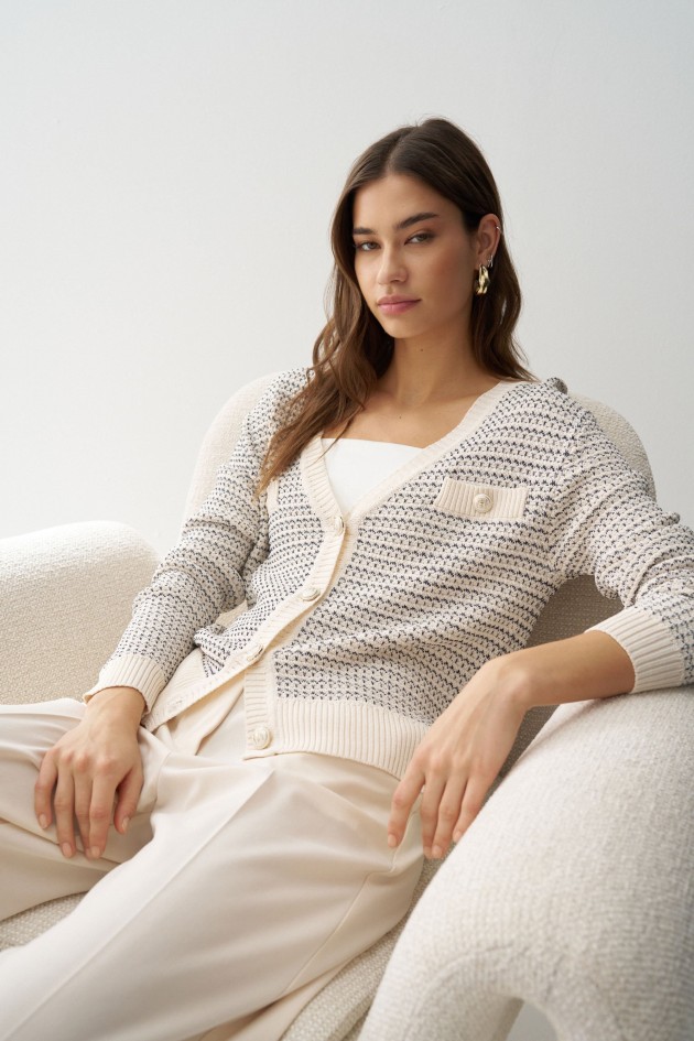 CARDIGAN TRICOTADO