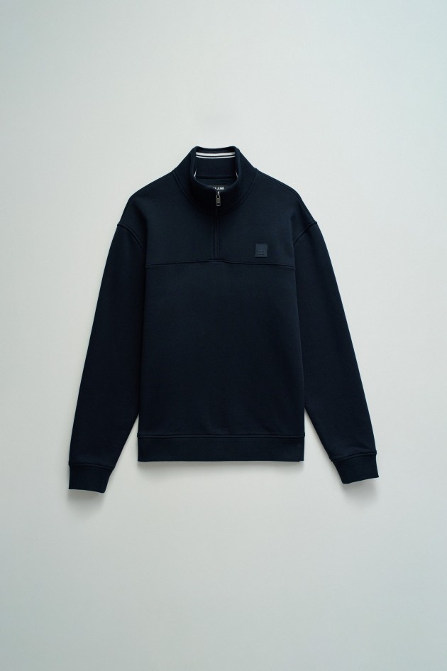 SWEATSHIRT COM MEIO FECHO