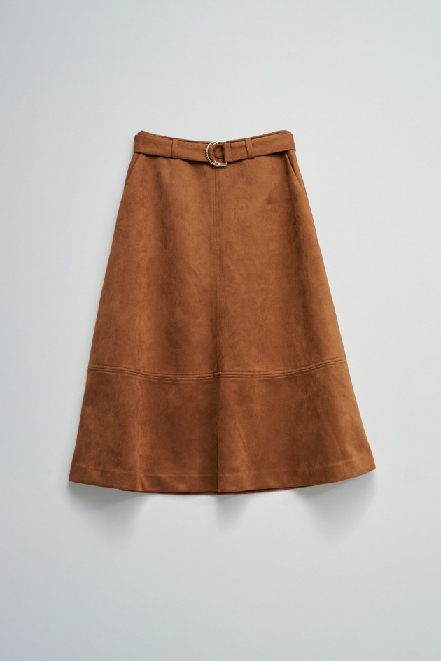 FALDA MIDI EFECTO ANTE