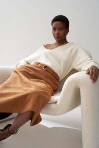 SAIA MIDI EFEITO SUEDE