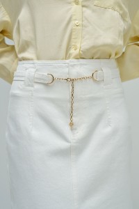 SAIA MIDI EM DENIM