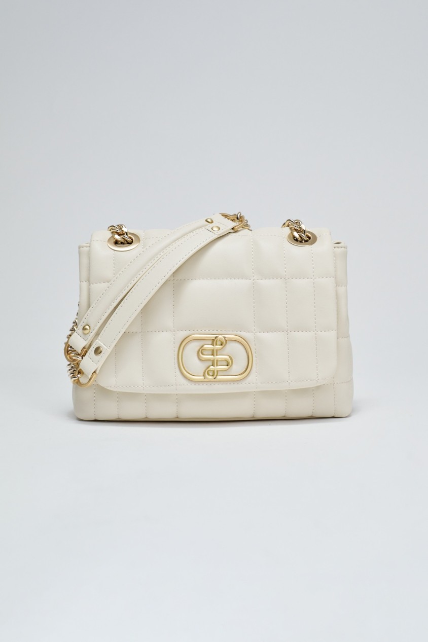 PADDED LEATHER EFECT BAG