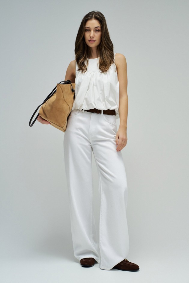 TOP AVEC EFFET COQUILLAGE