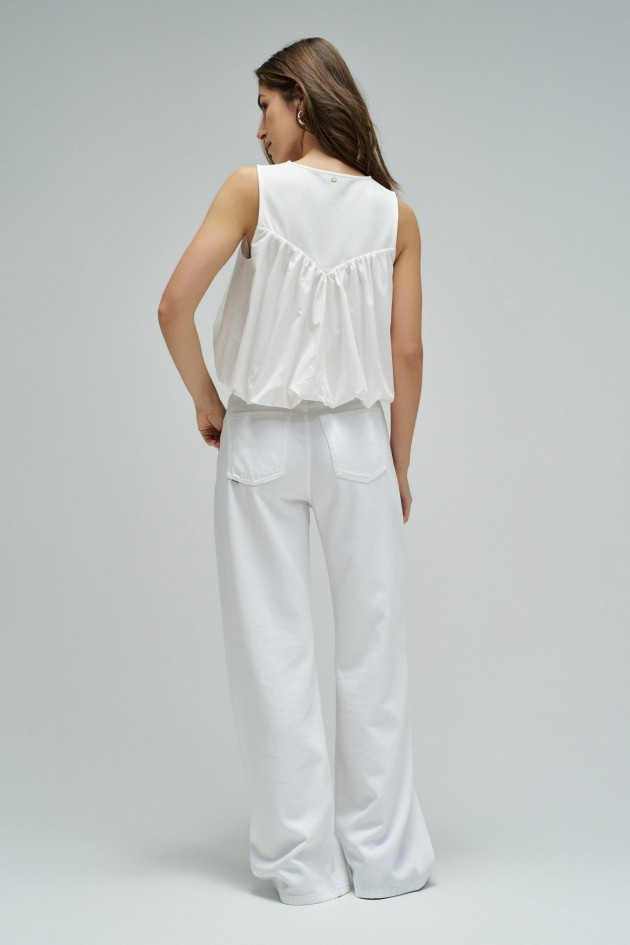 TOP AVEC EFFET COQUILLAGE