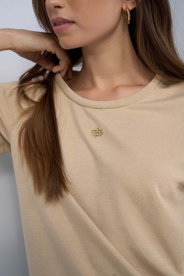 T-SHIRT MET LUREX