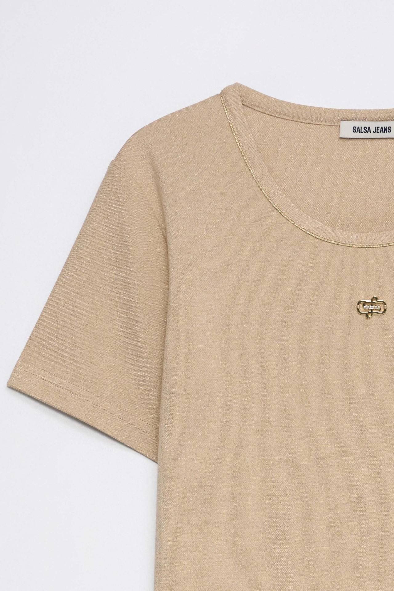 T-SHIRT COM LUREX